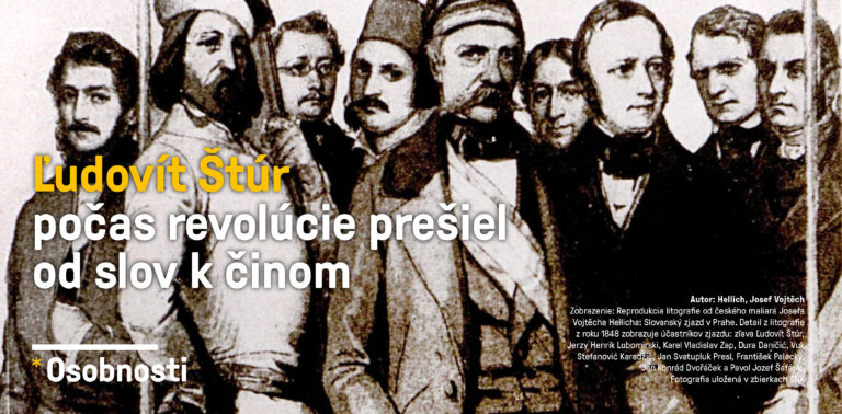 foto Ľ. Štúr počas revolúcie prešiel od slov k činom