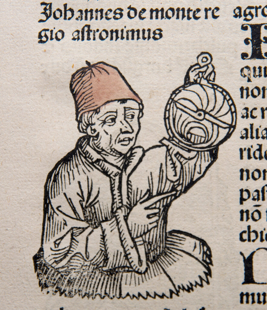 foto Portrét Regiomontana z diela H. Schedela Liber cronicarum (Norimberg, 1493)