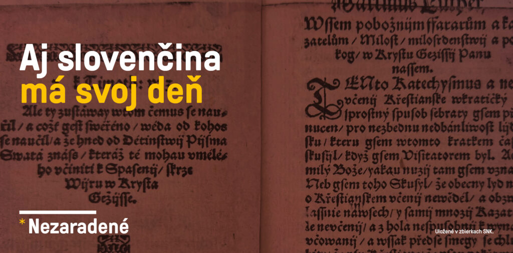 Aj slovenčina má svoj deň